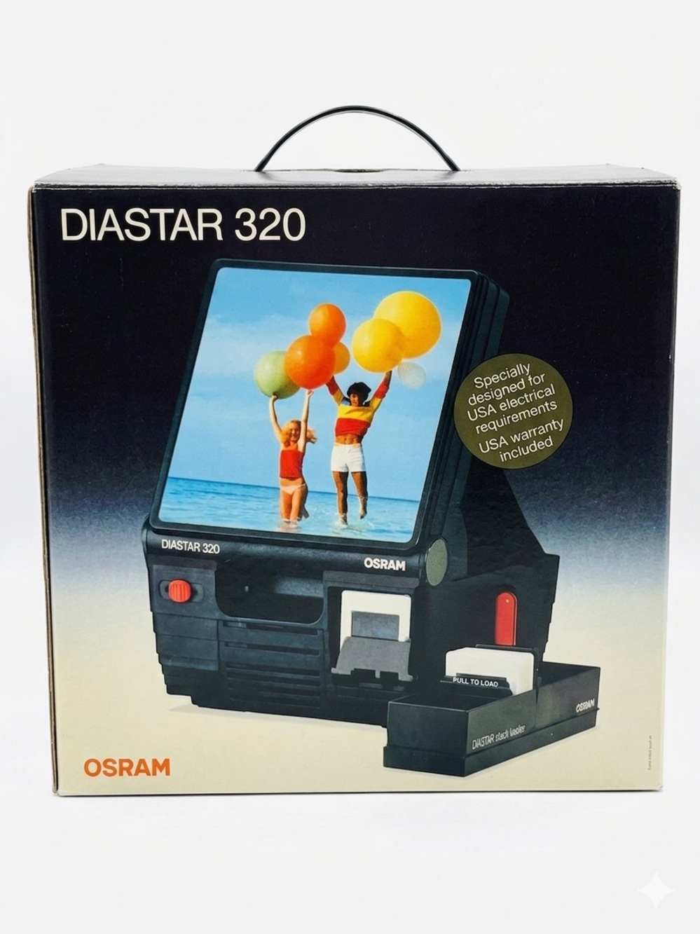 OSRAM Diastar 200 Slide Viewer for 50mm Slides Vintage- BRAND NEW IN BOX